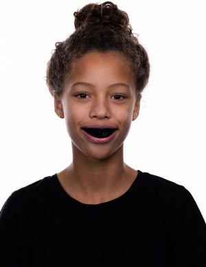 Opro Gold Competition Level Gumshield (Fixed Braces) - Black/Gold